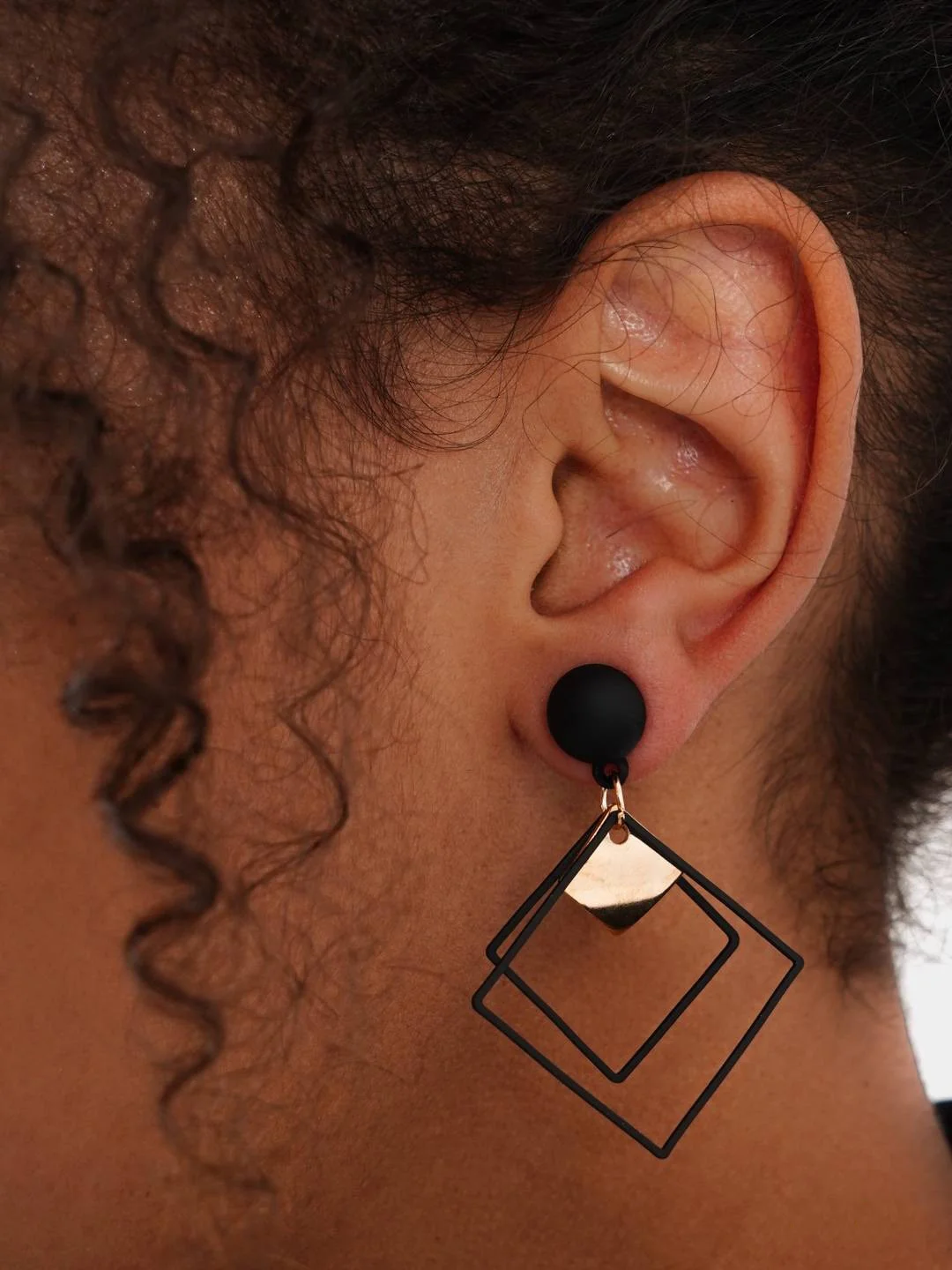 Серьги  "Ромб"