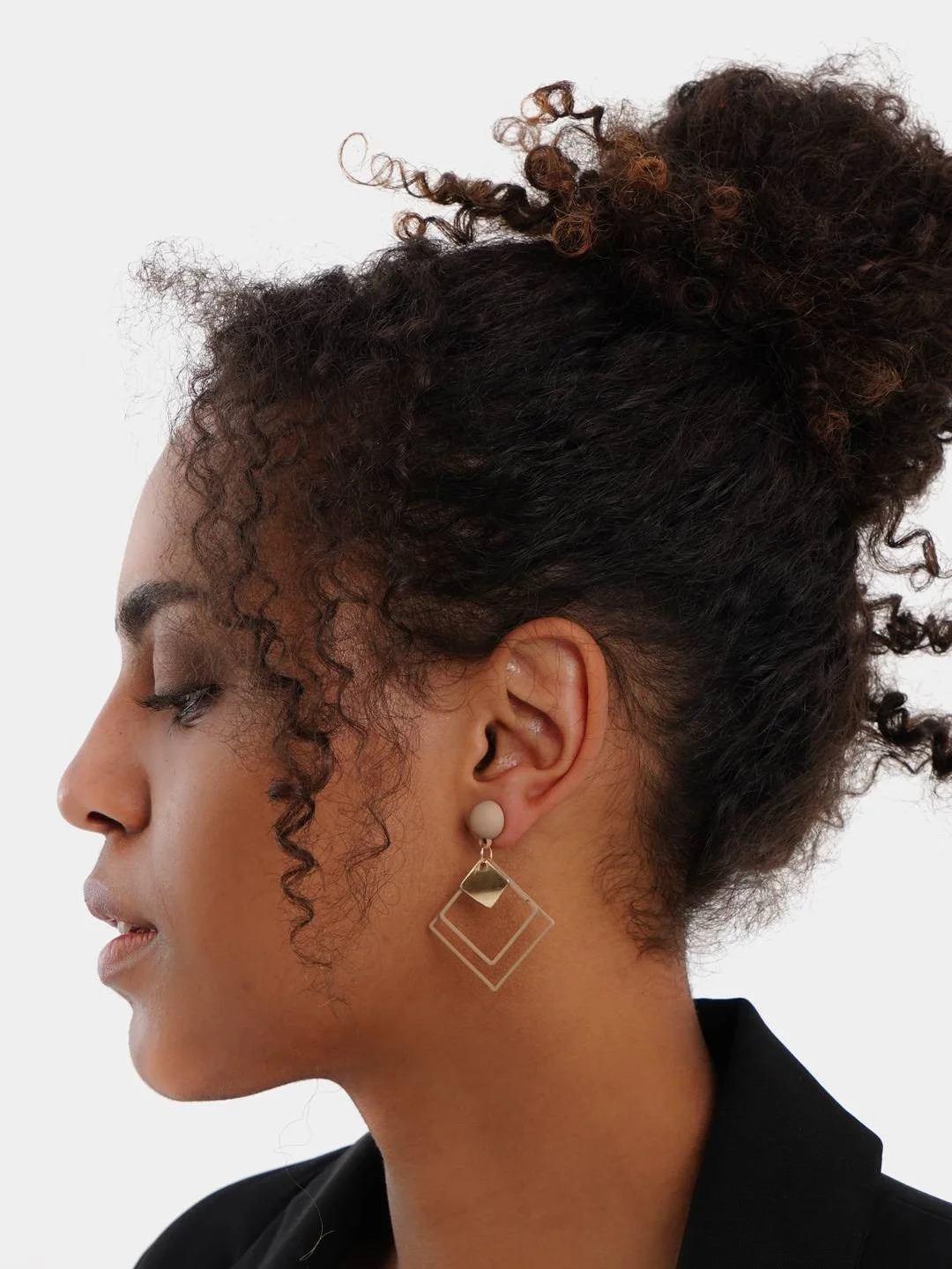 Серьги  "Ромб"