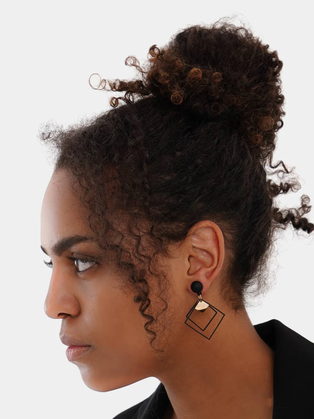 Серьги  "Ромб"