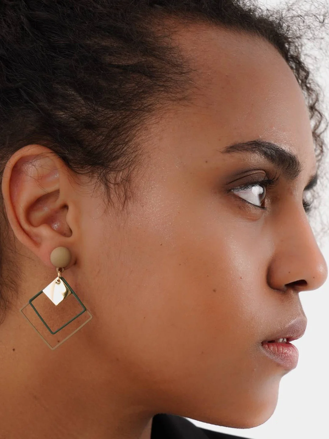 Серьги  "Ромб"