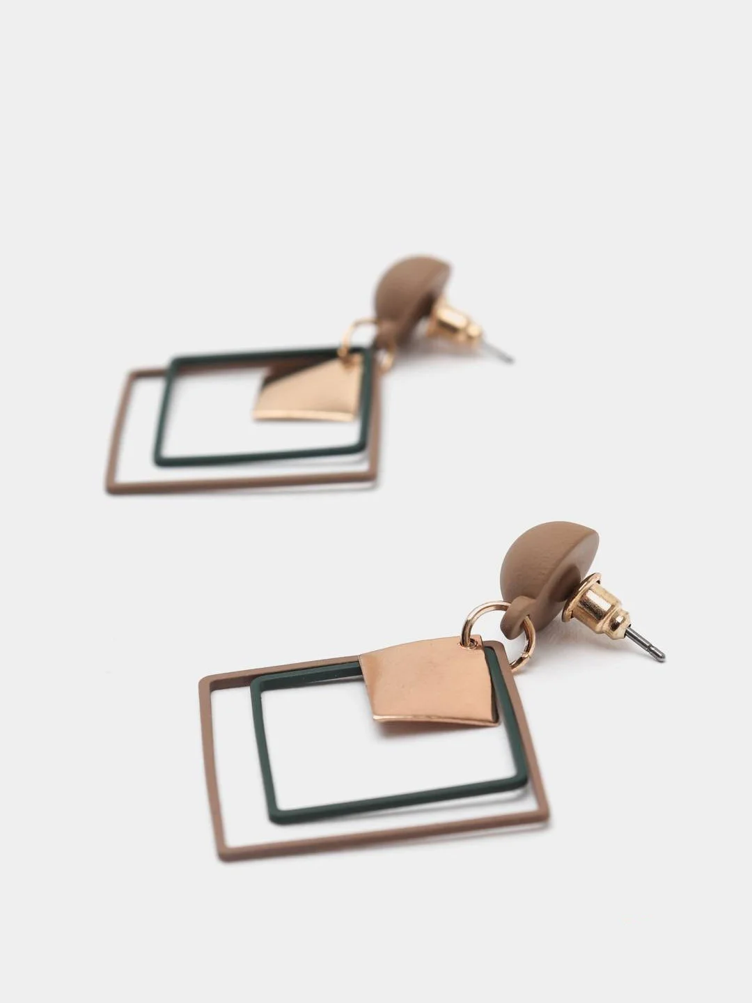 Серьги  "Ромб"