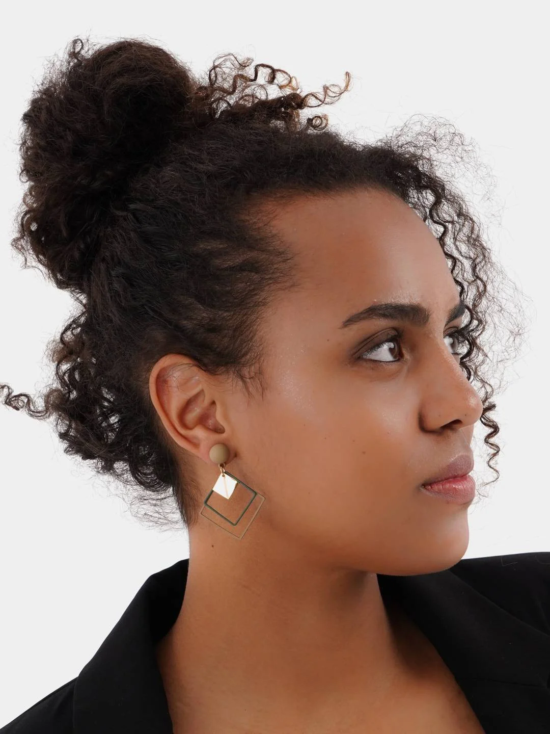 Серьги  "Ромб"