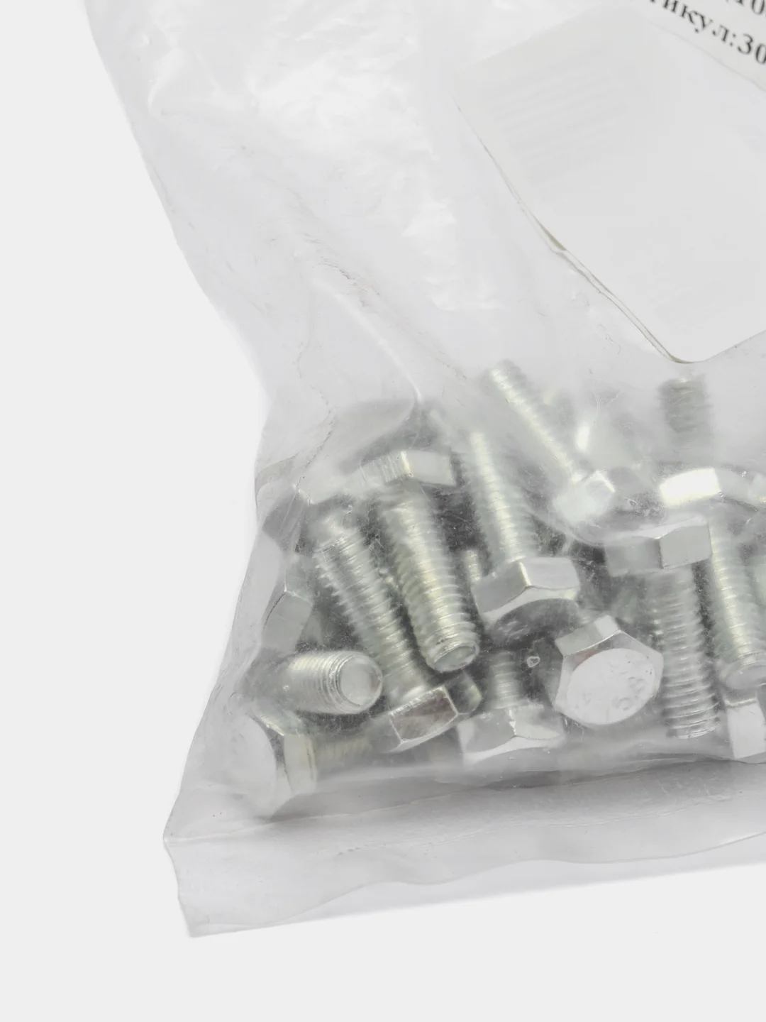 Болт DIN933, М10, цинк