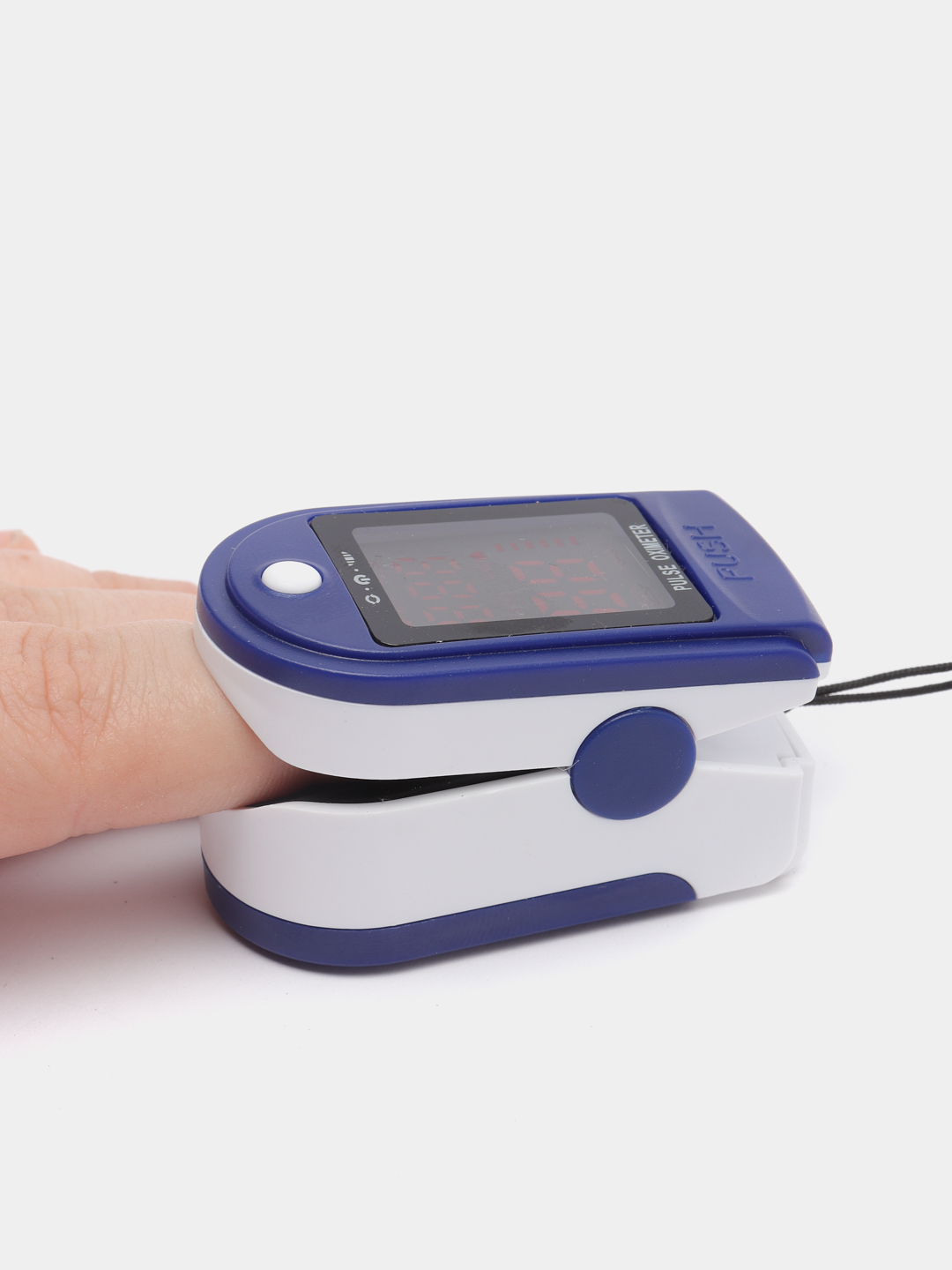 Пульсоксиметр на палец для измерения кислорода, сатурация + батарейки в .