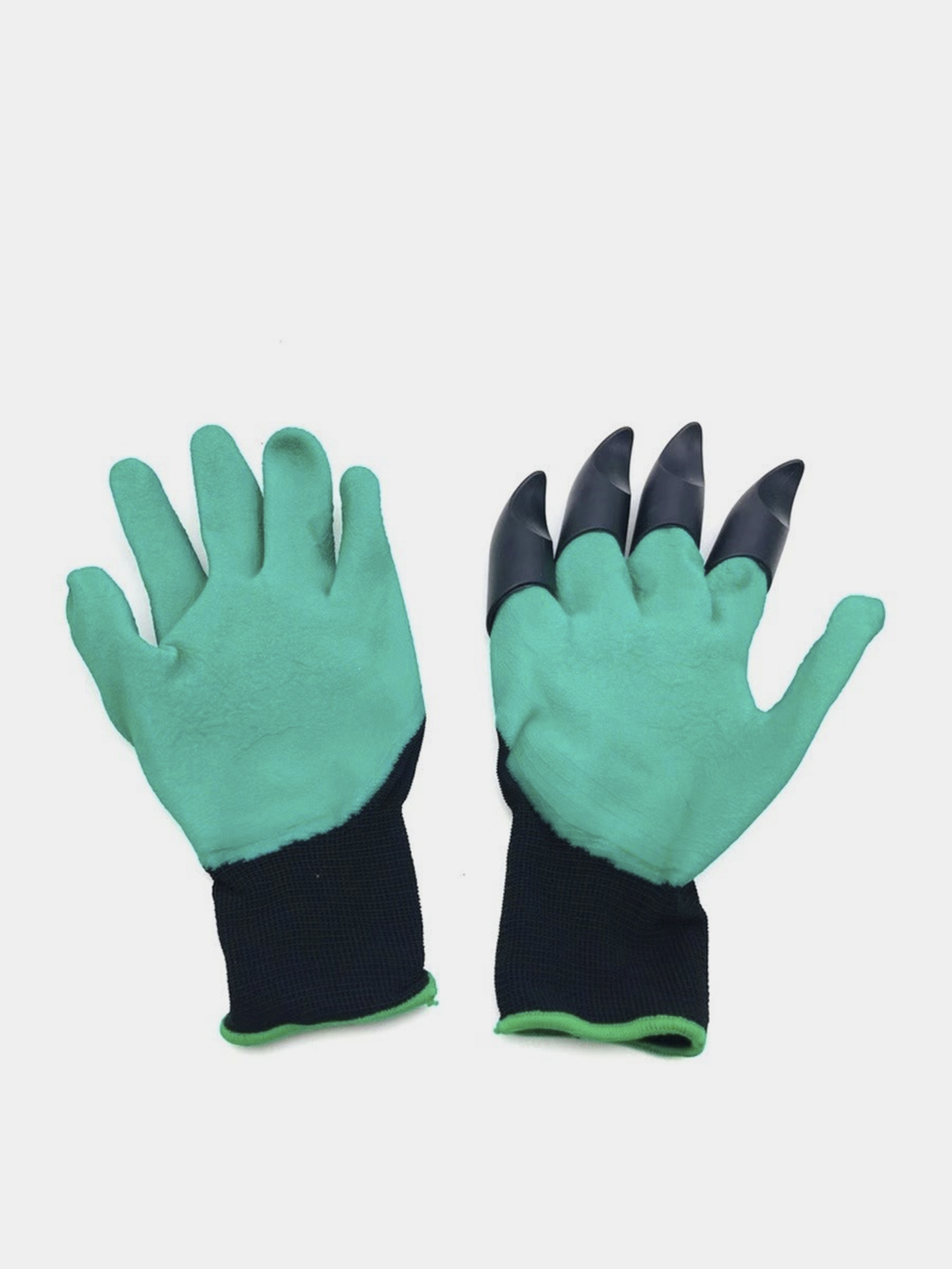  перчатки для сада с когтями / перчатки с пластиковыми пальцами .