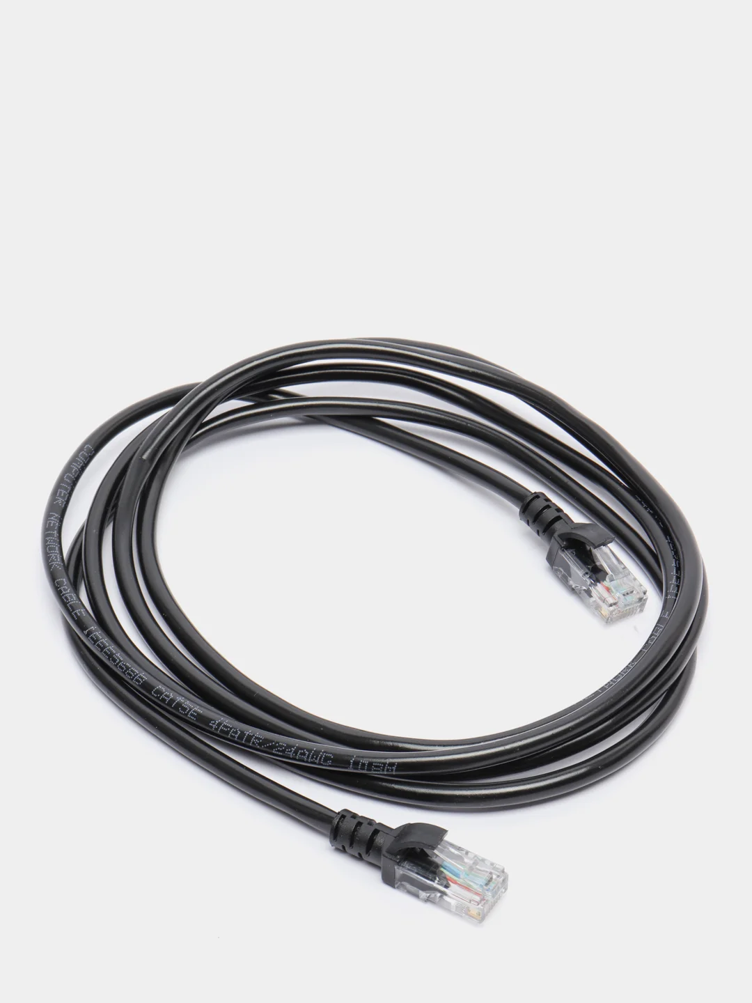 Патч-корд GEPLINK/ATcom Сетевой Интернетный Кабель, черный (2метра) за ...