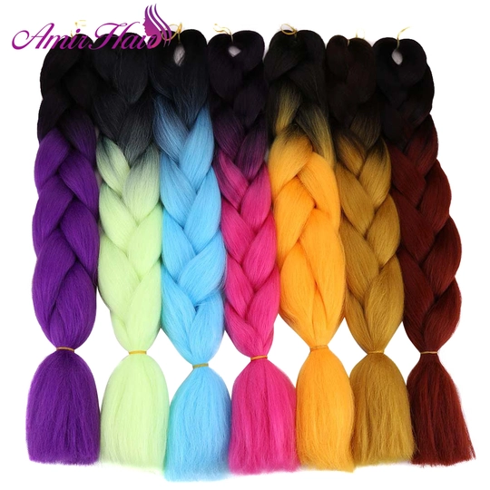 Канекалон для вплетения в волосы , цветные пряди для волос за 225 ...