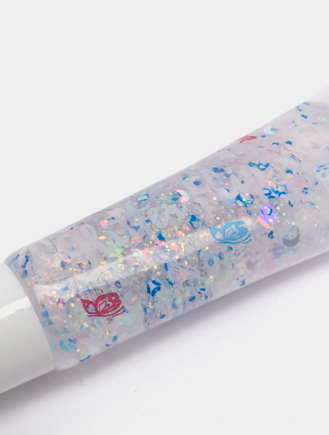 Блеск для губ с блестками 2 в 1