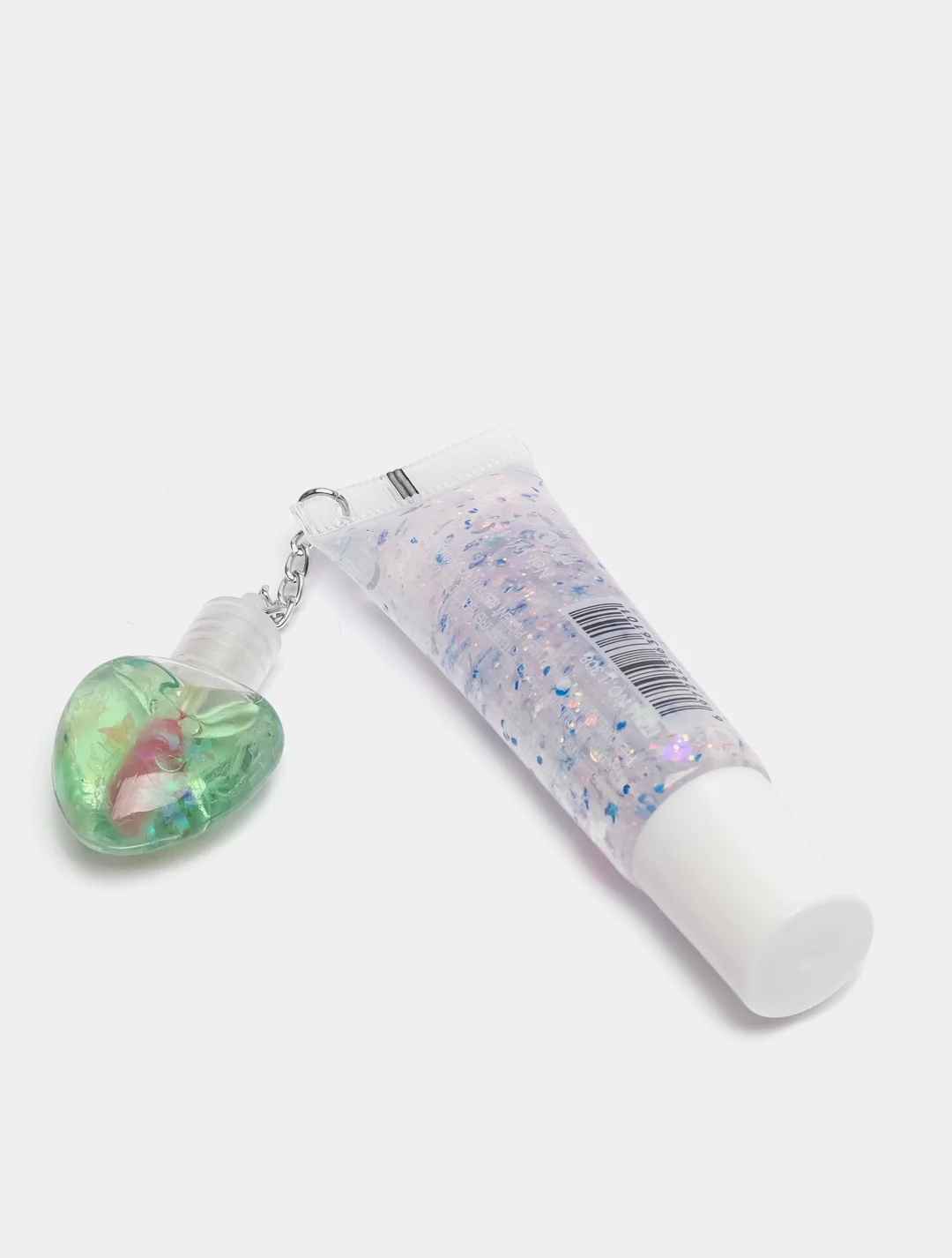 Блеск для губ с блестками 2 в 1