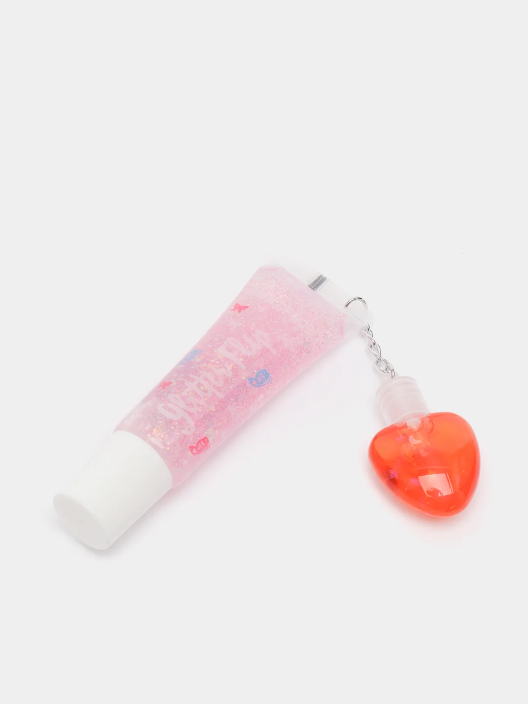 Блеск для губ с блестками 2 в 1