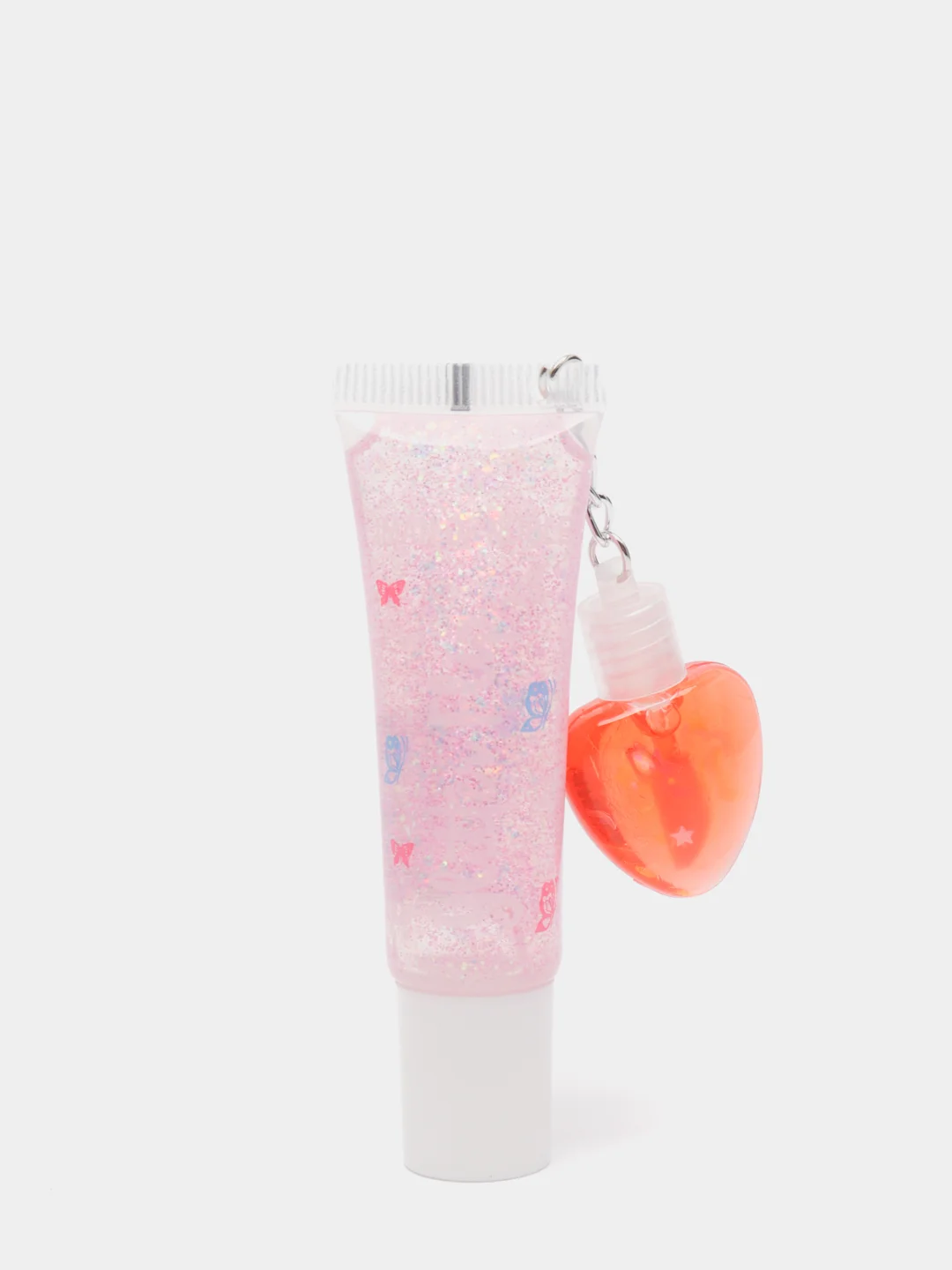 Блеск для губ с блестками 2 в 1