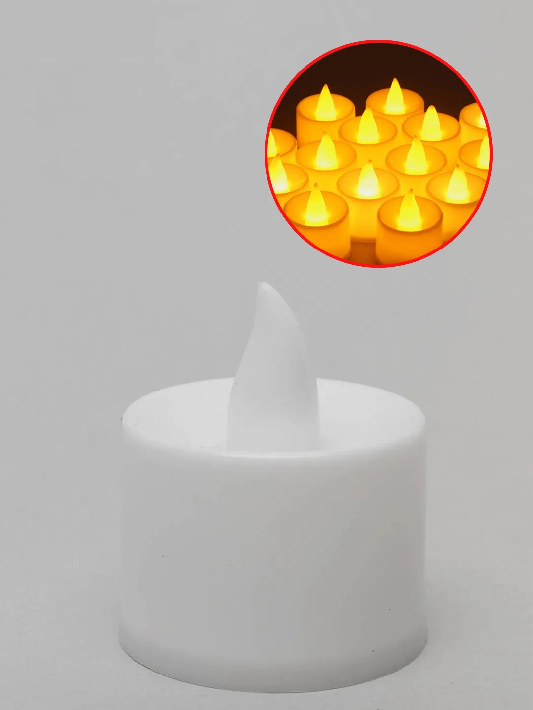 Электронная свеча 24 шт/ Свеча на батарейках /Свечи светодиодные ...