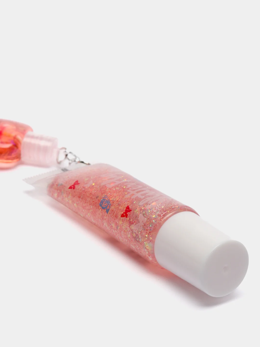 Блеск для губ с блестками 2 в 1