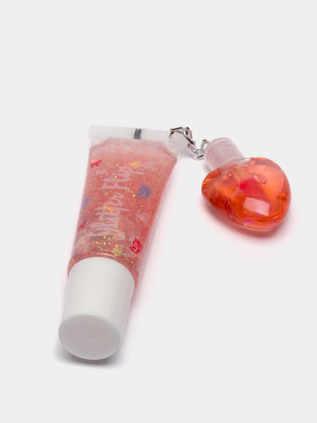 Блеск для губ с блестками 2 в 1