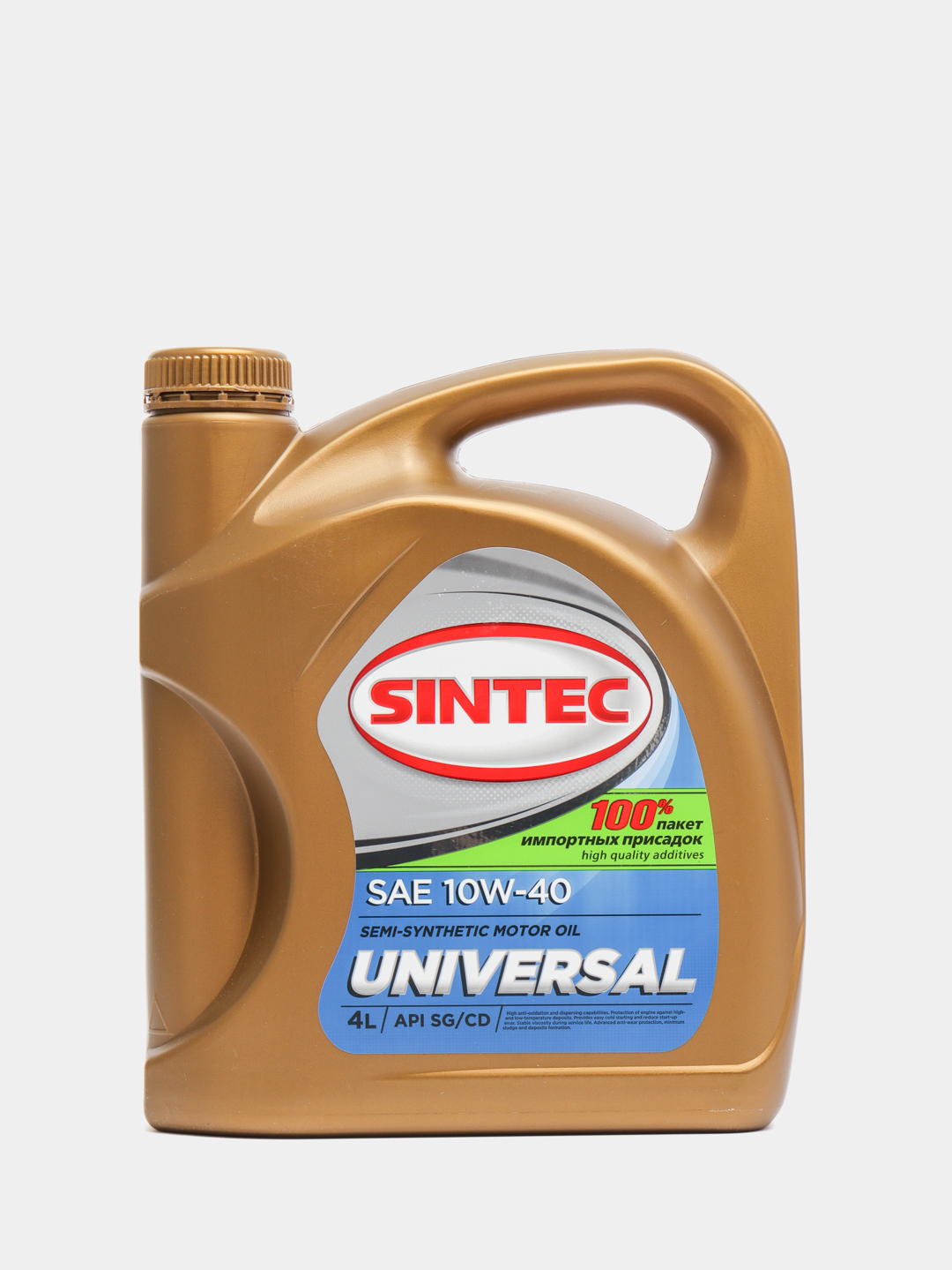 Моторное масло Sintec Universal Полусинтетическое 4Л SAE 10W-40 за 1499 .