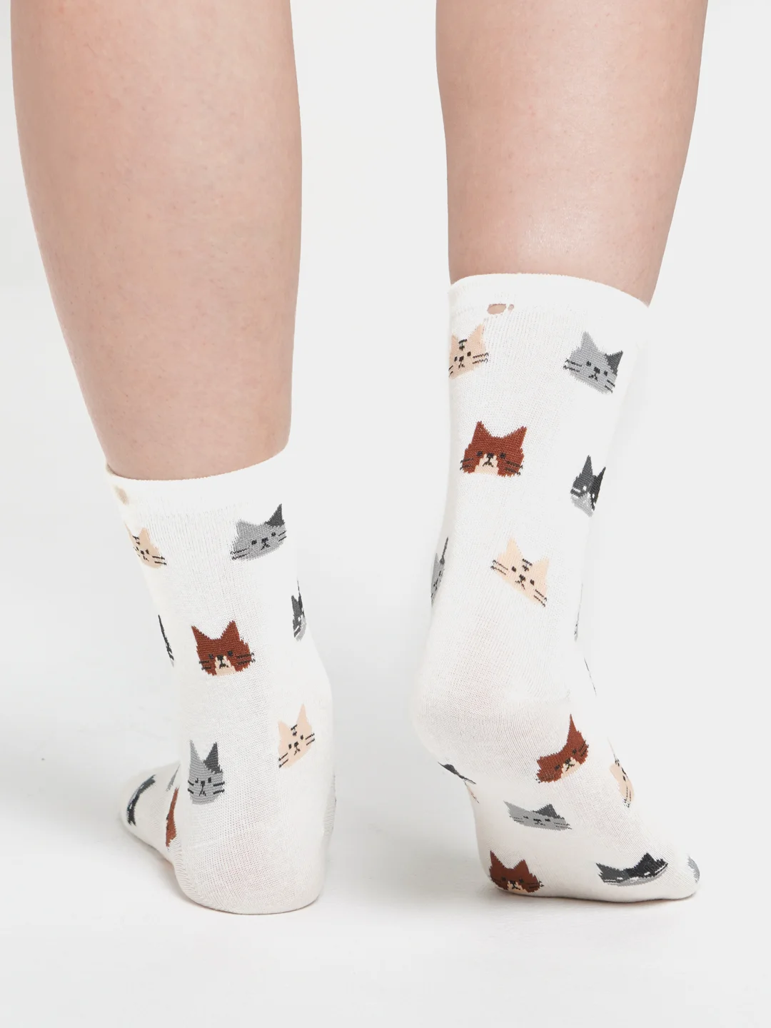 Носки женские с принтом котики