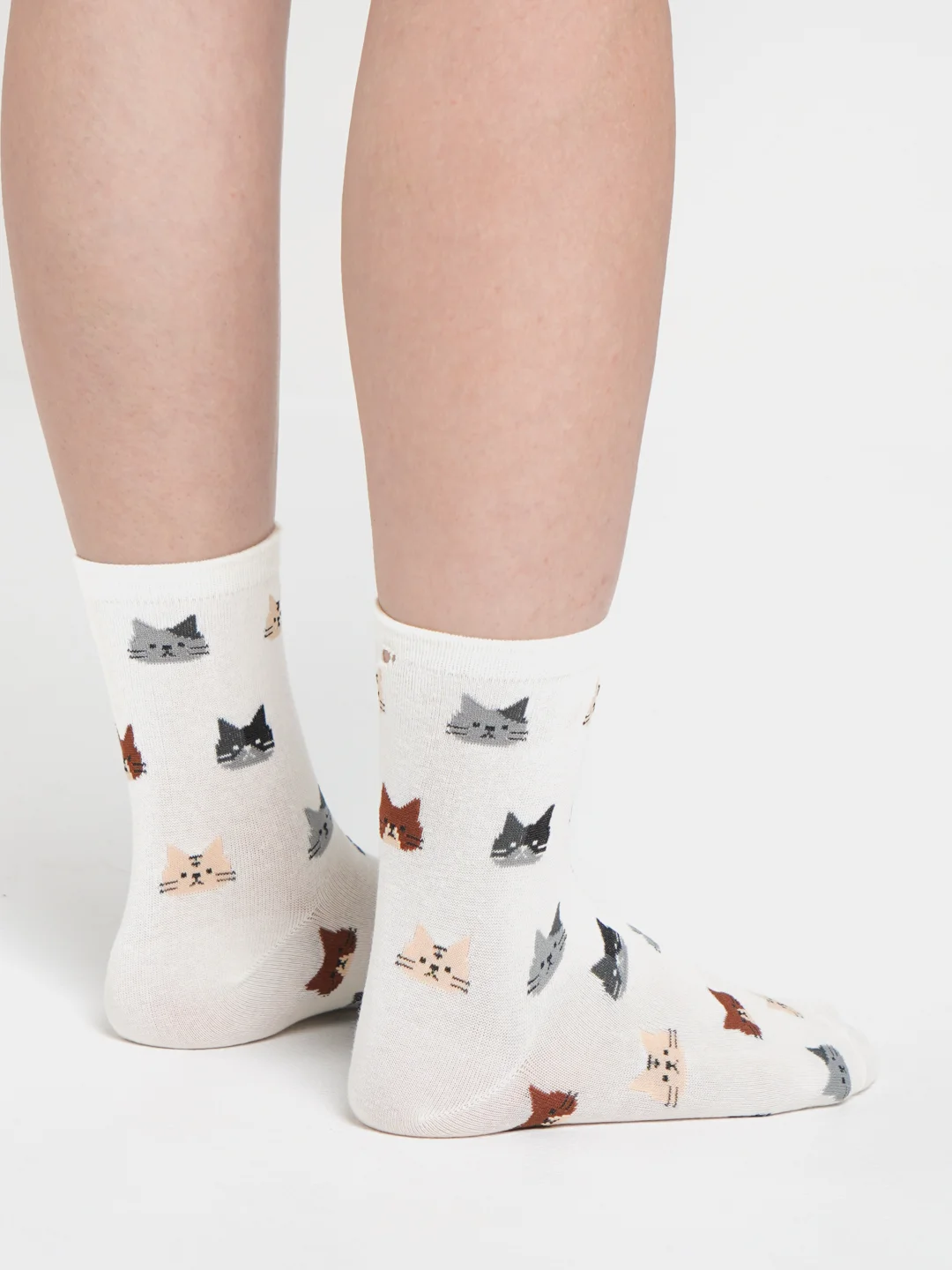 Носки женские с принтом котики