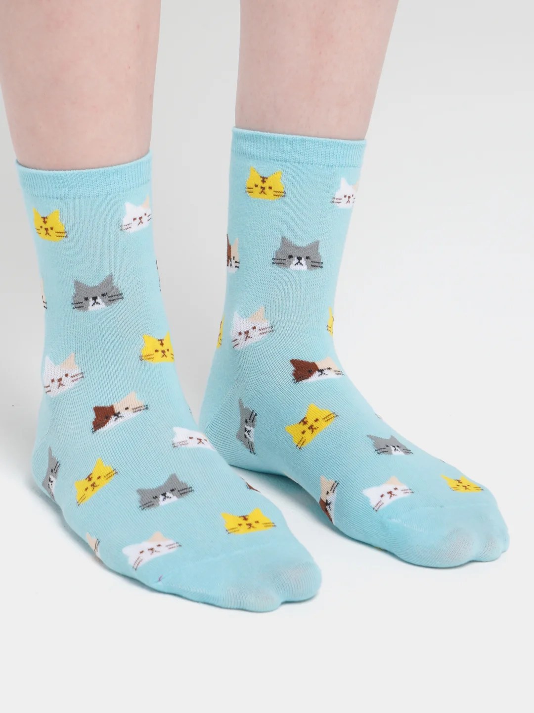 Носки женские с принтом котики