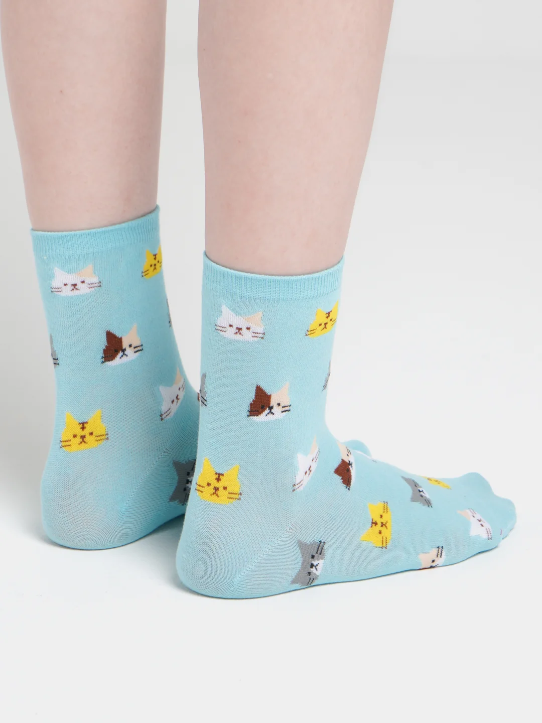 Носки женские с принтом котики