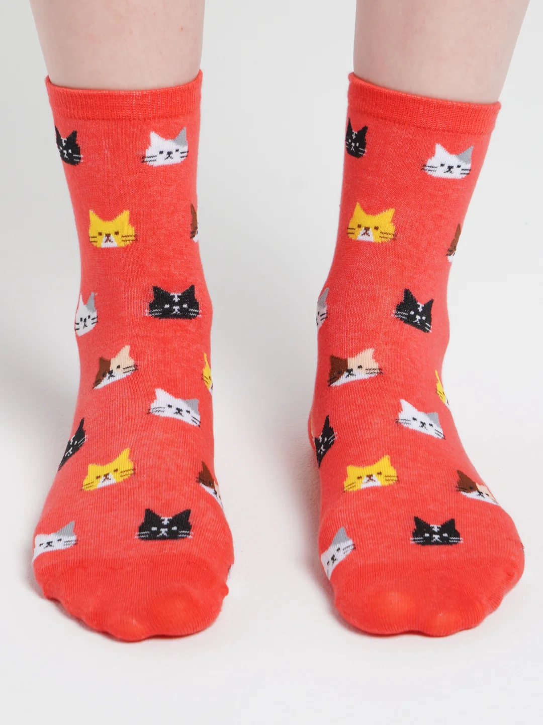Носки женские с принтом котики