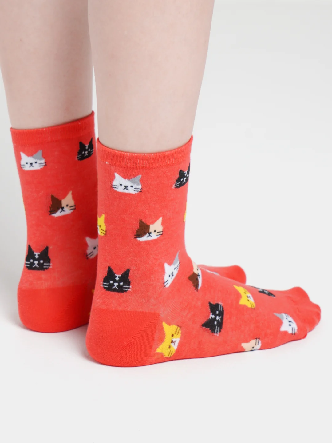 Носки женские с принтом котики