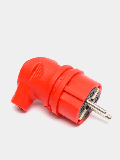 Вилка электрическая \"НАРОДНАЯ\" 16А с заземлением прямая белая за 130 ...