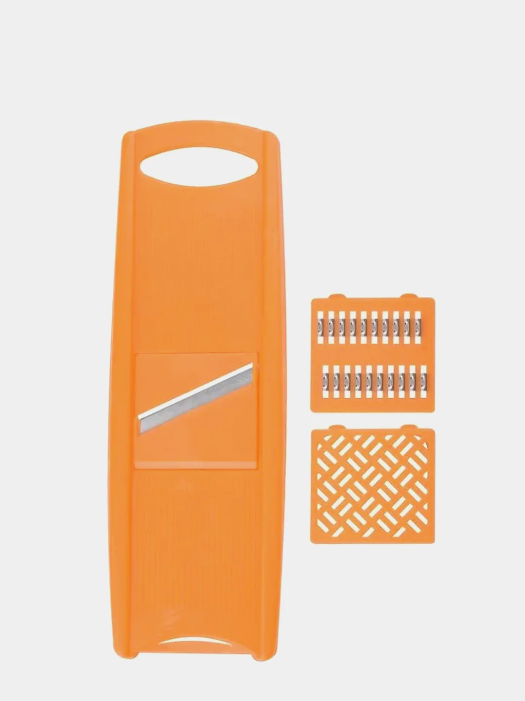 Терка для корейской моркови, овощерезка 3 насадки, нарезка соломкой ...