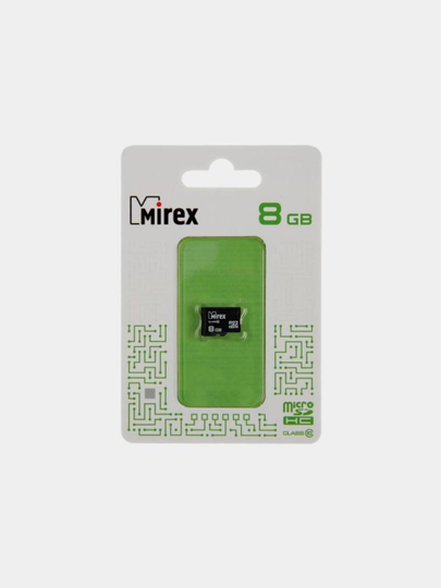 Флеш карта microsd 8gb mirex microsdhc class 10