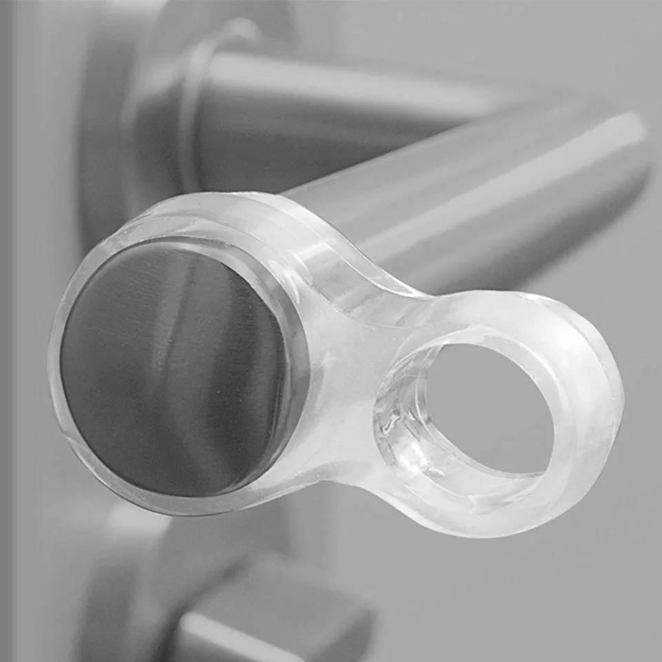 Силиконовые накладки на двери. Стоппер/защита на ручку двери, прозрачный, 1 шт. Стоппер дверной силиконовый прозрачный для двери. Стопор на ручку двери силиконовый. Ограничитель на ручку для двери Qlux l179 (VL).