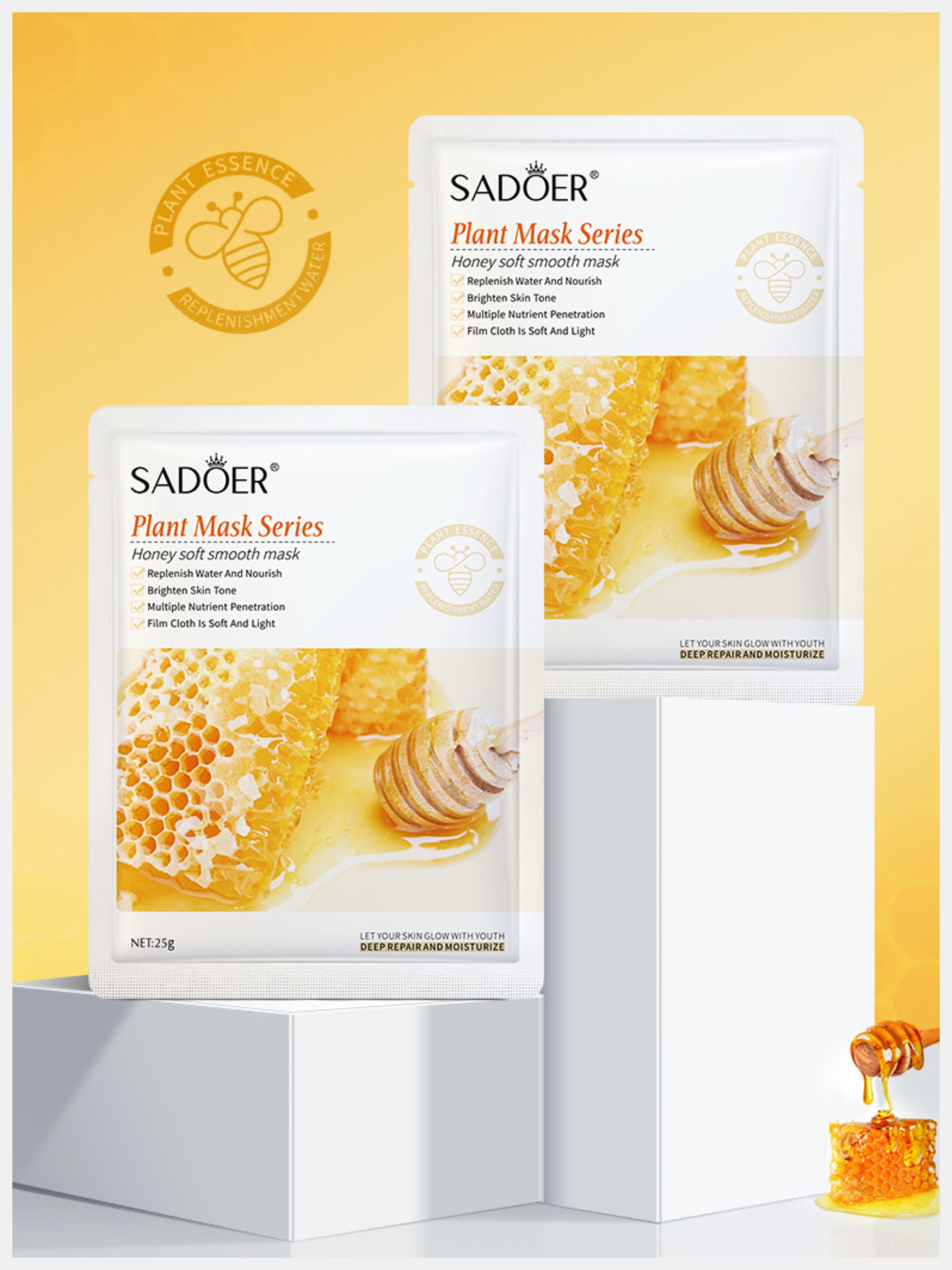 Sadoer vitamin c. Тканевые маски sadoer. Sadoer маска тканевая мед 25гр.. Sadoer маска для лица тканевая. Sadoer маска Plant Mask Series.