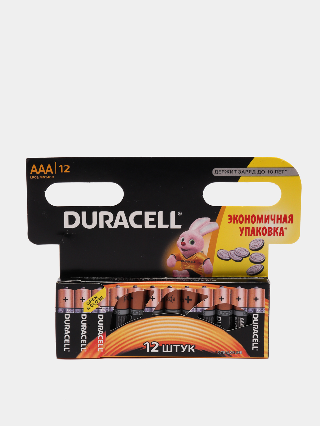  Duracell Дюрасел ААА, мизинчиковые, алкалиновые 12 штук за .