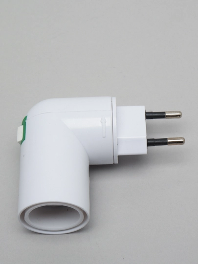 Переходник вилка-патрон E14 с выключателем и возможносью поворота на ...