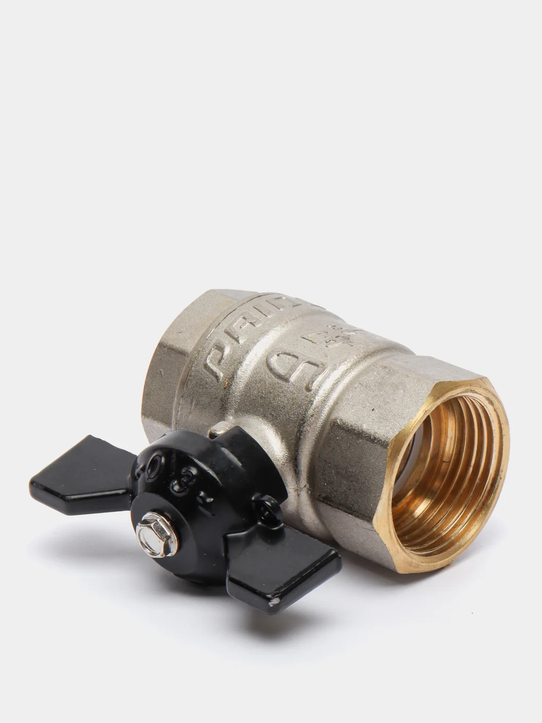 Кран шаровый латунный LD Pride 47.25.В-В.Б (pn40) D 25 бабочка за 710 ...