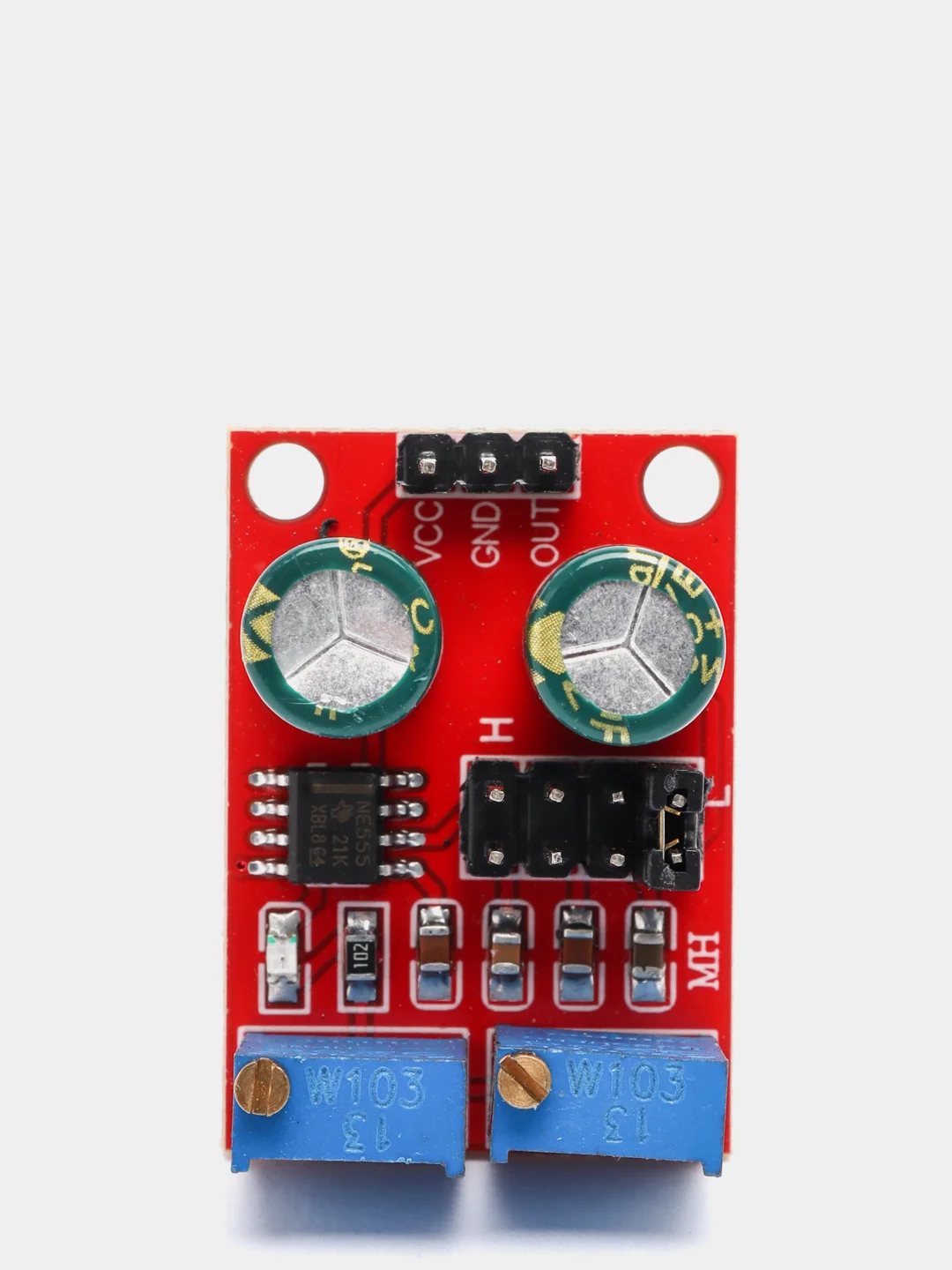 Генератор прямоугольных импульсов на NE555 с регулятором частоты и ...