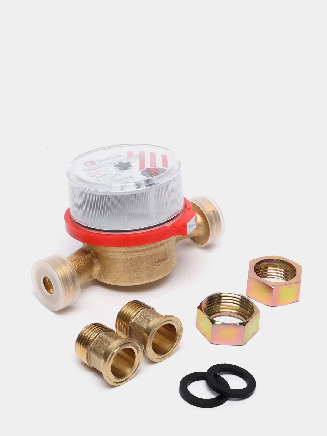 Счетчик воды МАРТ 2023, Gerrida СВК-15 с КМЧ для горячей и холодной ...