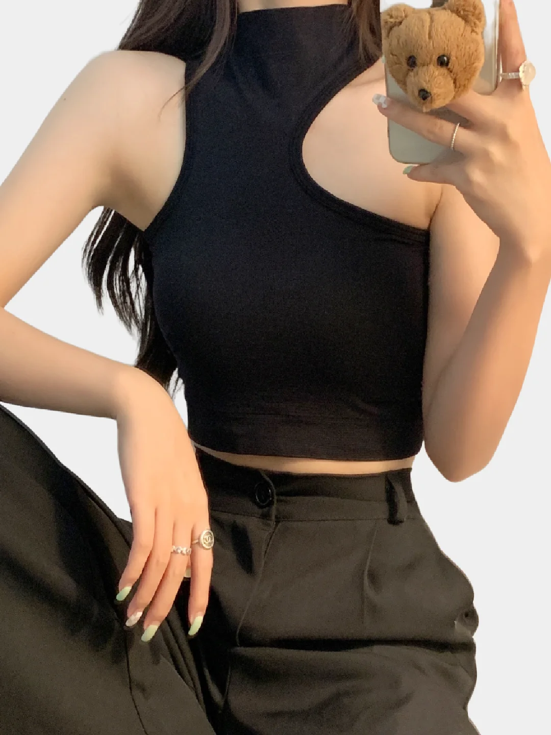 Топ женский с горлом