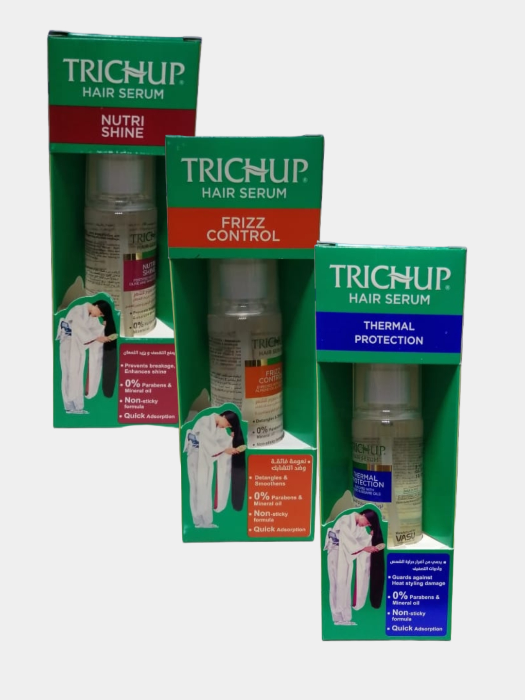 Индийская сыворотка для ухода за волосами Trichup Hair Serum, 60 мл за   ₽ купить в интернет-магазине KazanExpress