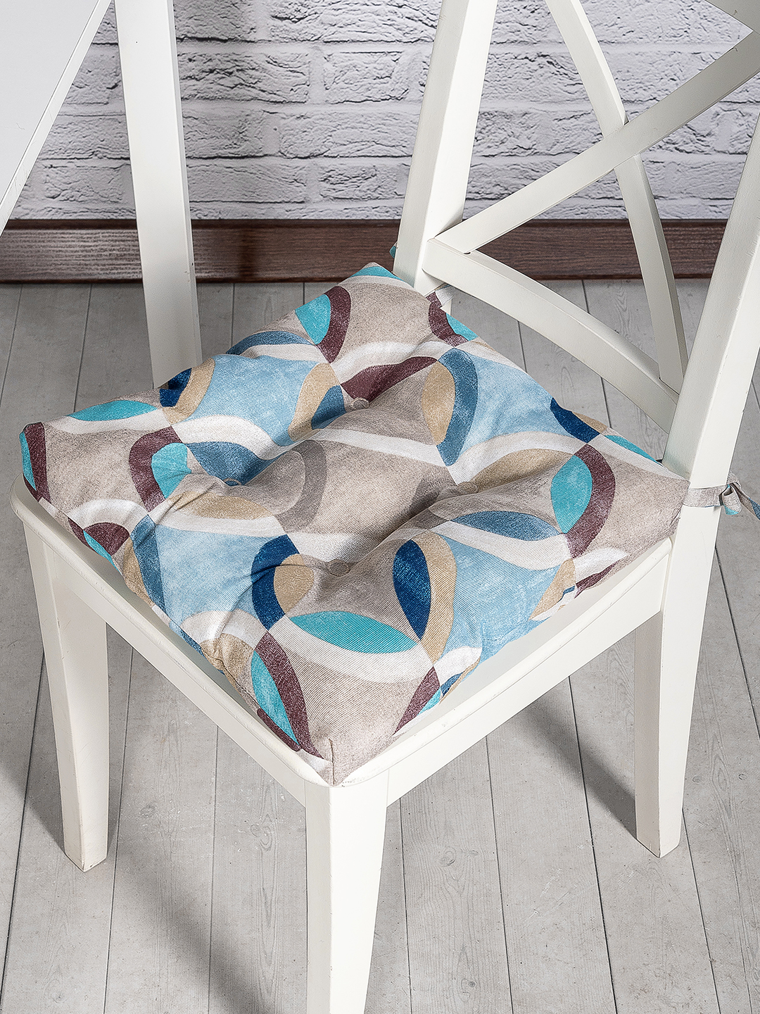 Подушка на стул altali цветочный 41x41 см