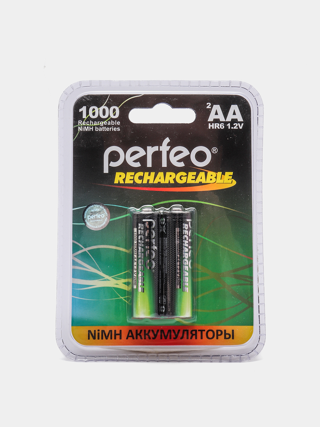 Аккумулятор AA 1000mAh 2BL Perfeo (аккумуляторные батарейки пальчиковые .