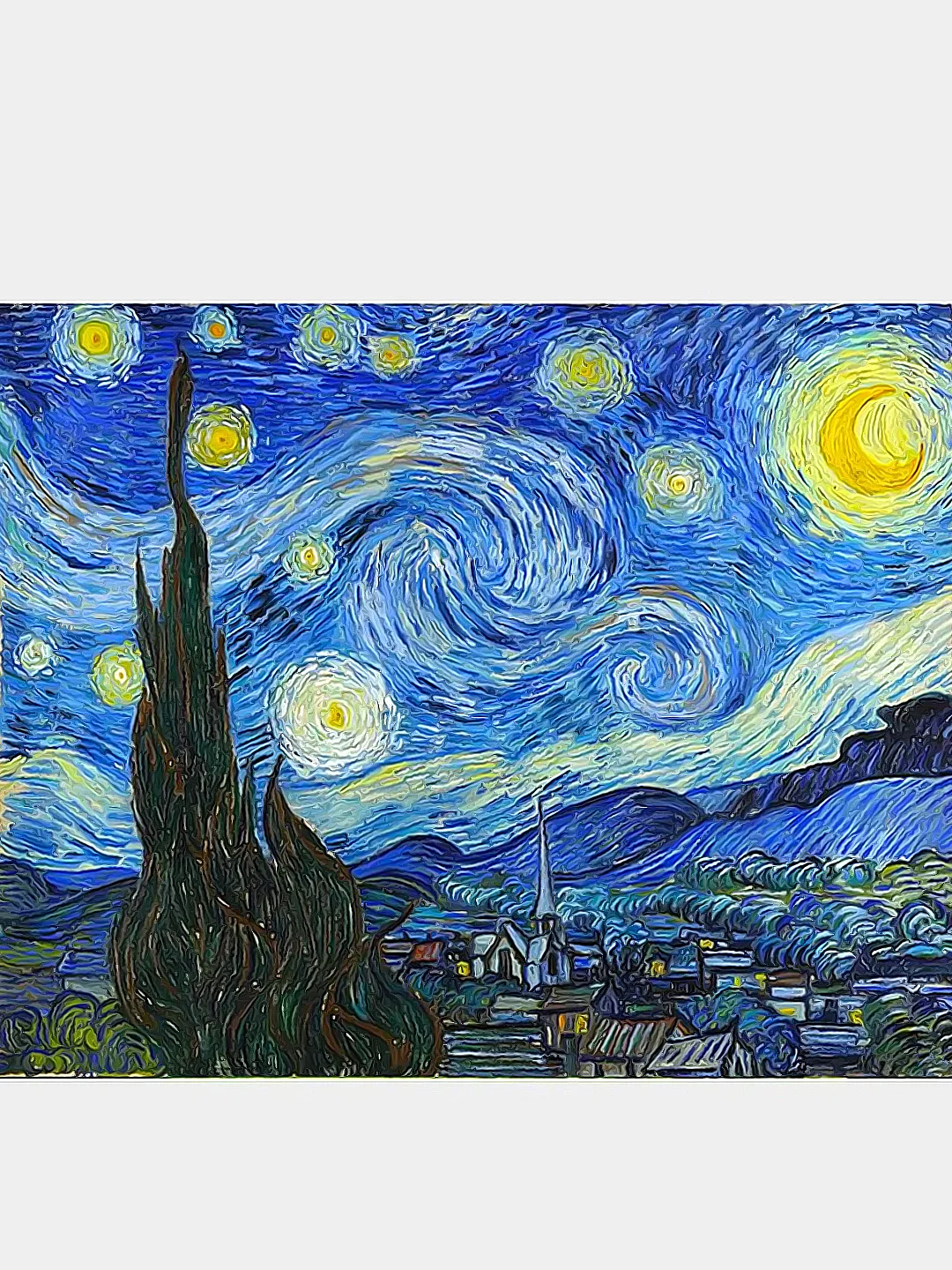 Алмазная мозаика 30х40 см \"Звездная ночь\" без подрамника за 699 ...