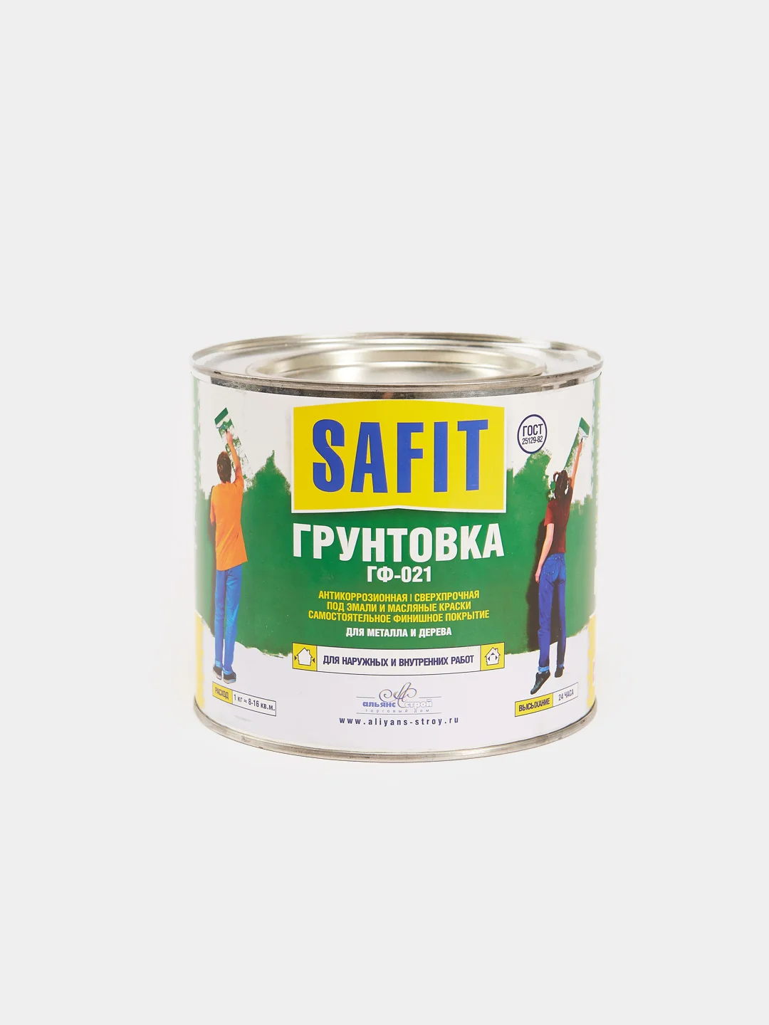 Грунтовка ГФ-021 SAFIT Антикоррозийная 2,5кг за 770 ? купить в интернет ...?