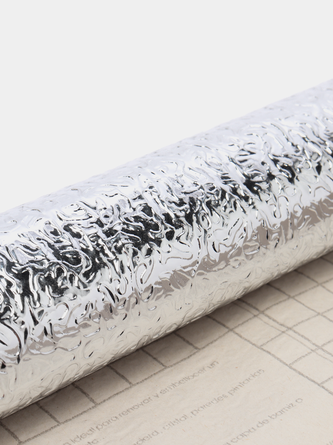 Алюминиевая самоклеющаяся пленка 3 метра, фольга для защиты от брызг .