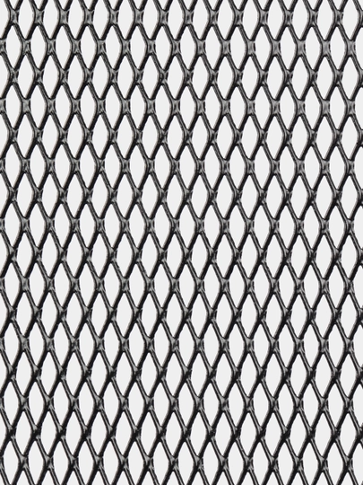 Сетка для защиты радиатора автомобиля, 100х40, Alu, черная за 413 ...