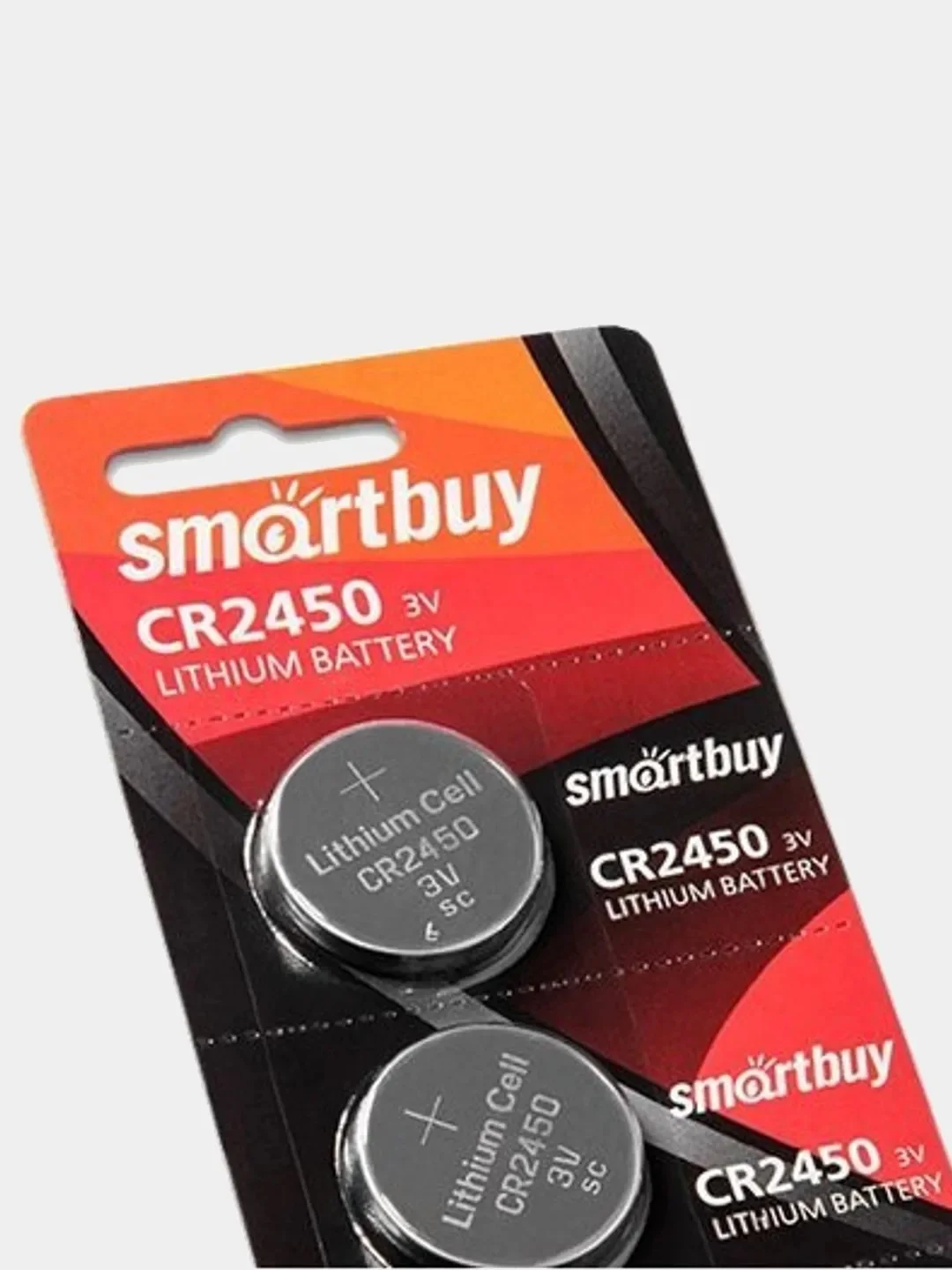 Батарейка литиевая SmartBuy CR 2016, 2025, 2032, 2450, 3 V, блистер, 5 ...