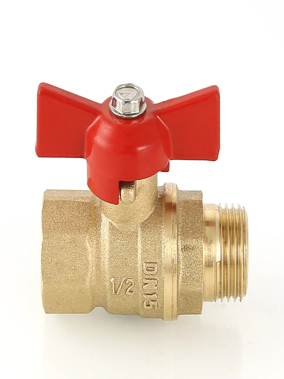 Kaldie Кран латунный шаровый 1/2 ВН, ручка-бабочка за 430 ? купить в ...