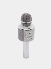 Color: oro rosa Tamaño portátil WS858 Micrófono inalámbrico de alta sensibilidad Inicio KTV Música Reproducción de Oneline Chat Micrófono de karaoke 