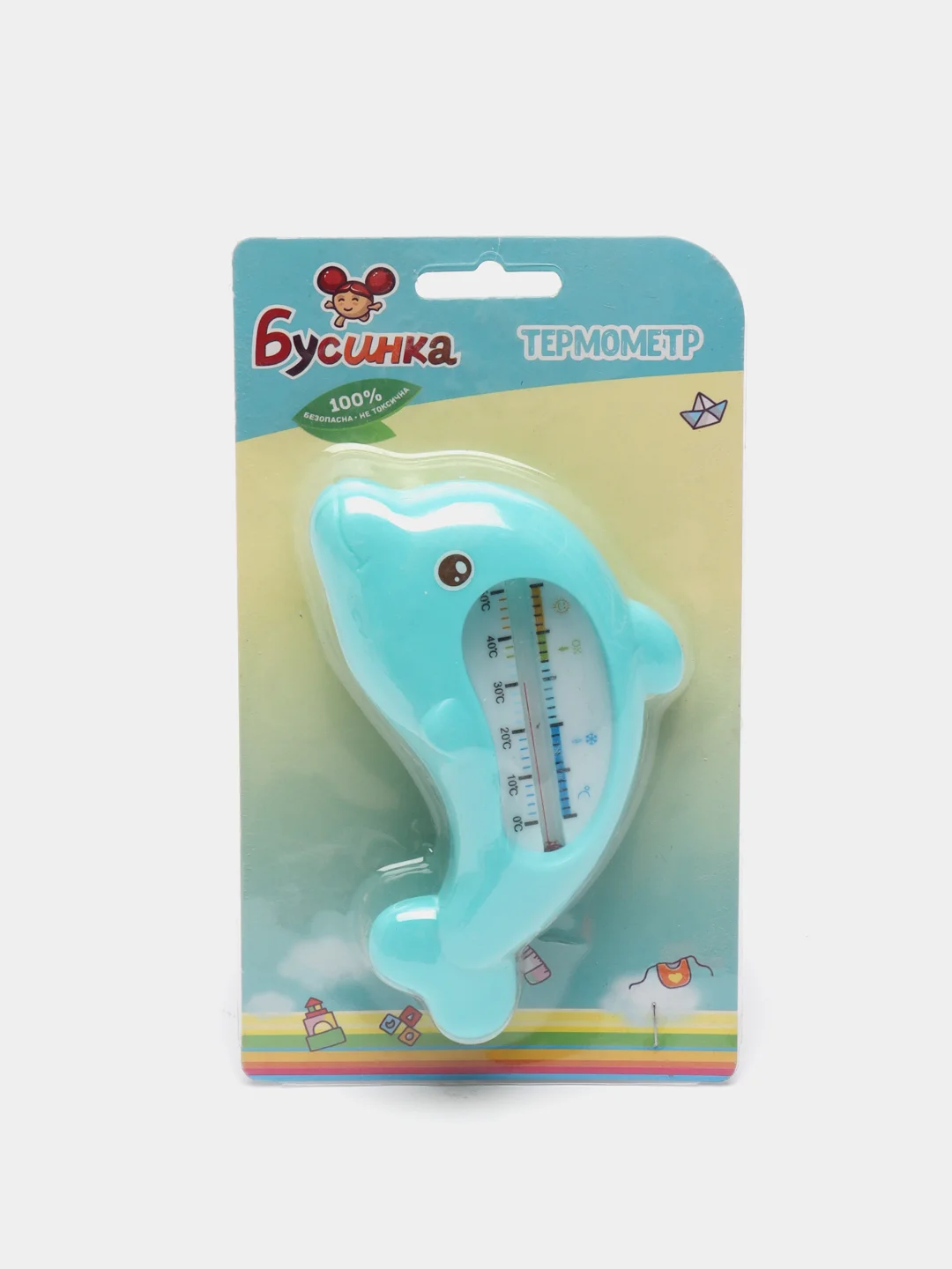 Термометр детский для воды, Дельфин "Бусинка" 2017