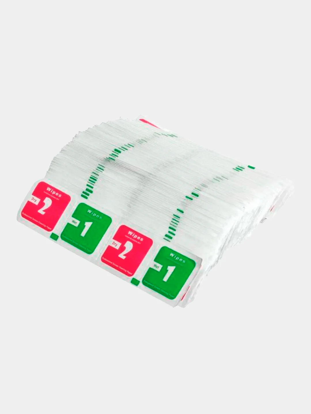 Комплект для наклейки защитного стекла, пленки. Влажная салфетка ...