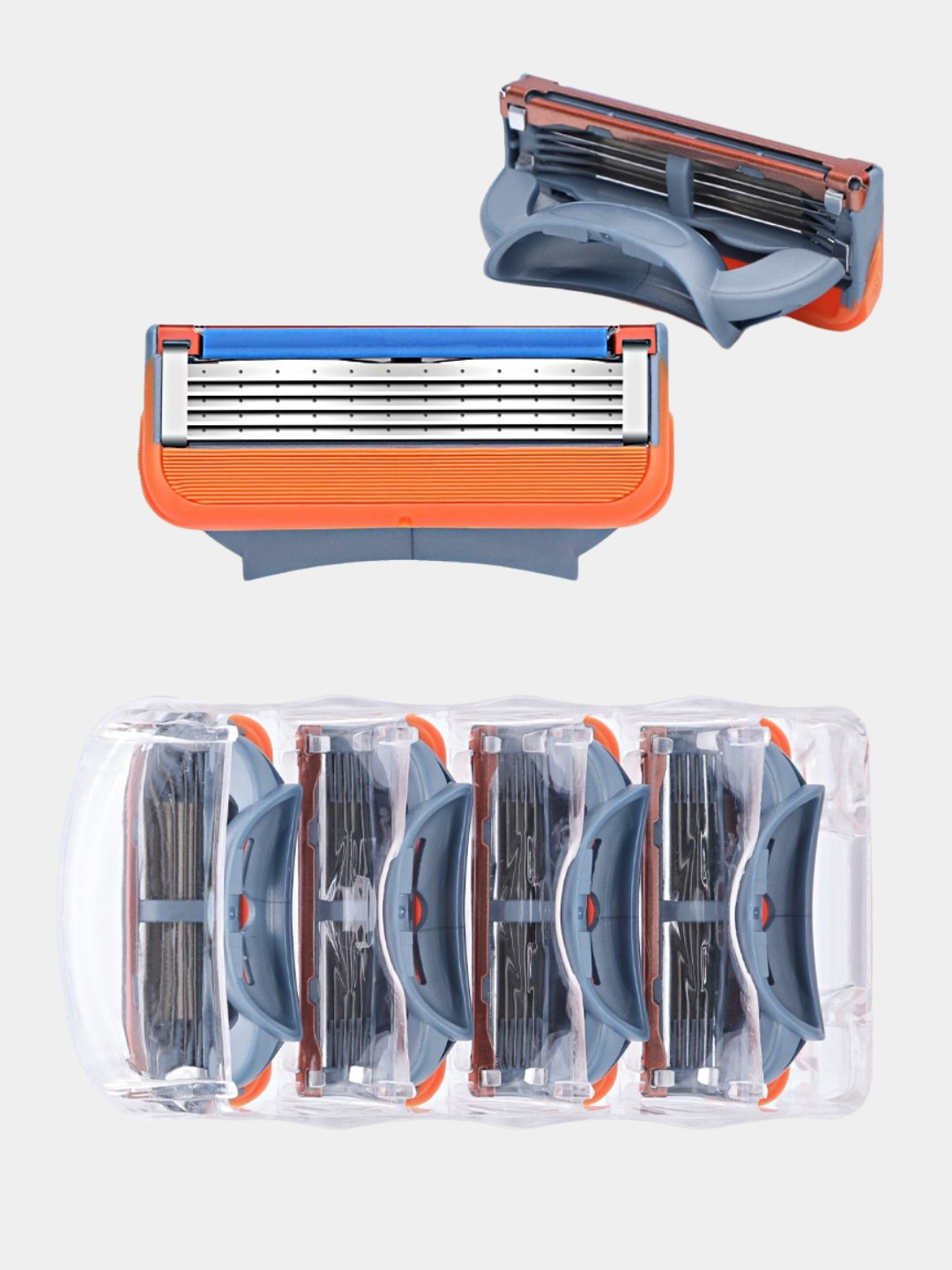 Лезвия для бритвы Fusion 5 сменные кассеты для бритья мужские 5 лезвий .