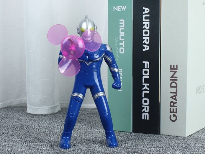 Детский ручной мини-вентилятор, универсальная игрушка Ультрамен, фигура .